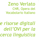 Risorse digitali e ricerca linguistica: seminario di Zeno Verlato – 27 febbraio 2023