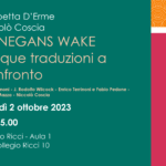James Joyce: seminario di Elisabetta D’Erme e Niccolò Coscia su Finnegans Wake – 2 ottobre 2023