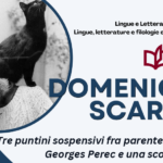 Tre puntini sospensivi fra parentesi tonde. Georges Perec e una scomparsa: lezione del prof. Domenico Scarpa – 22 novembre 2023