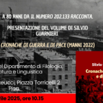 A 80 anni da Il numero 202.133 racconta: presentazione del volume Cronache di guerra e di pace di Silvio Guarnieri | 23 aprile 2025